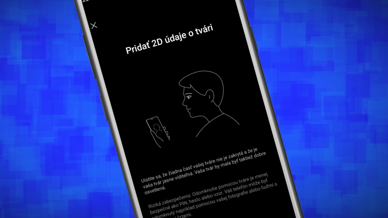 Xiaomi a Redmi_odomykanie zariadenia pomocou tvare