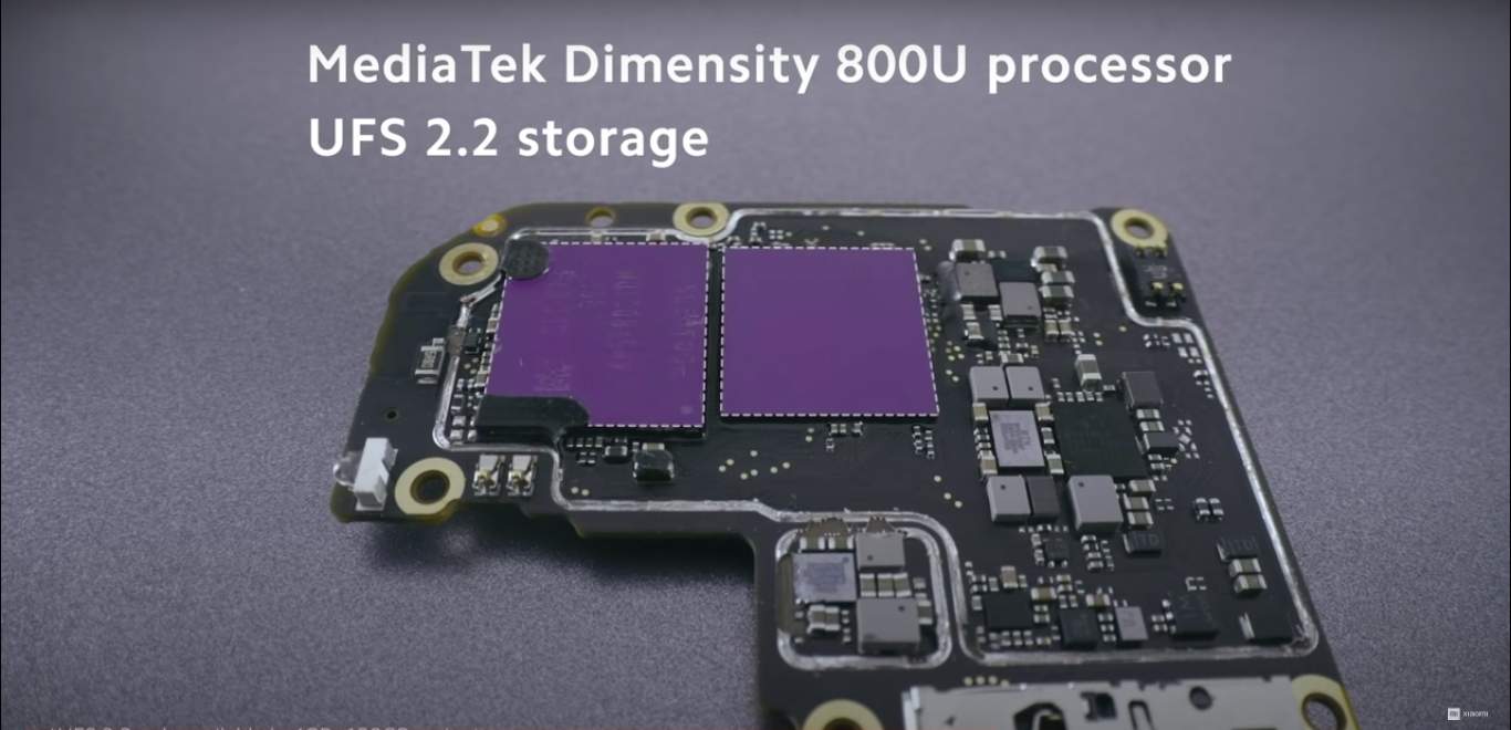 Xiaomi Redmi Note 9T deconstruction. Zdroj: Xiaomi