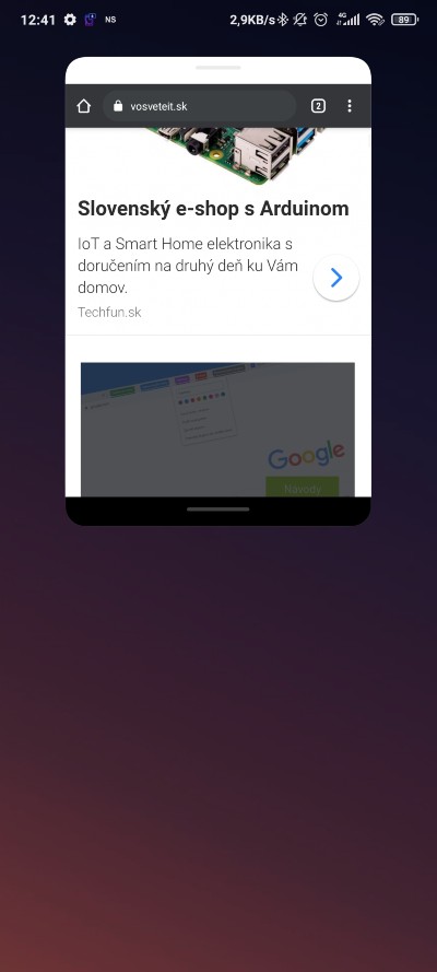 MIUI 12_plavajuce okno s aplikaciou_1