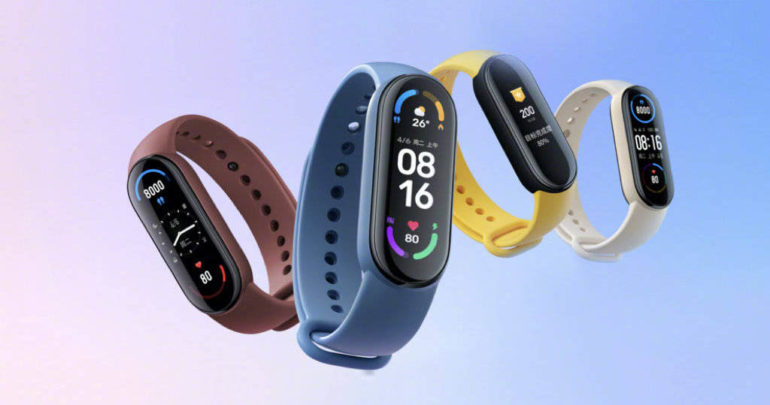 Xiaomi Mi Band 6 s AMOLED obrazovkou.