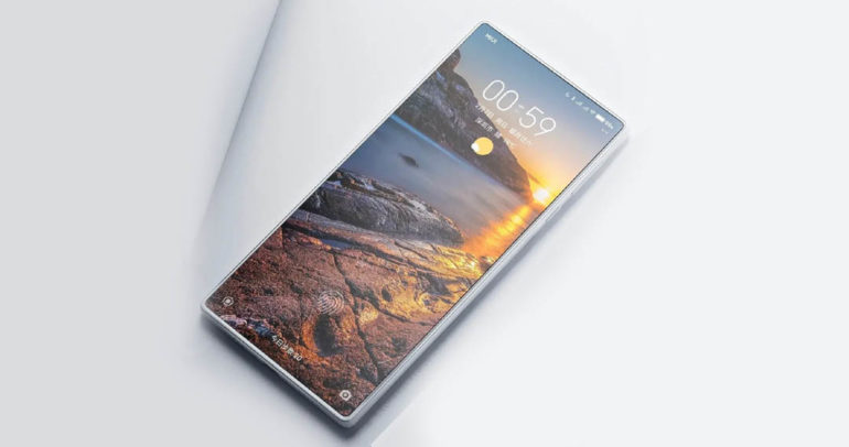 Neoficiálny render Xiaomi Mi MIX 4. Selfie kamera sa nachádza už pod displejom.