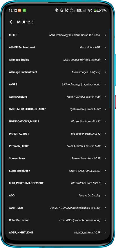 MIUI 12.5 ako zapnut skryte funkcie_2