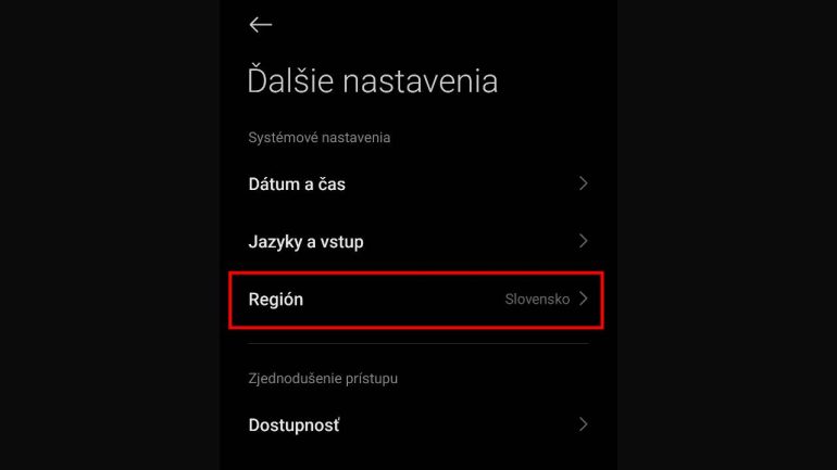 Xiaomi ako zmenit region titulka